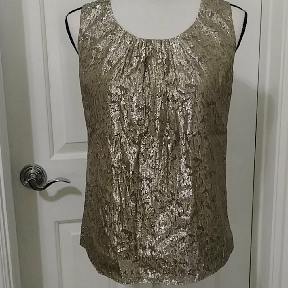 Chico's Metallic Top